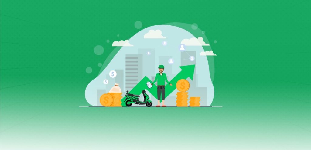 Zypp electric scooter and a guy in zypp t-shirt